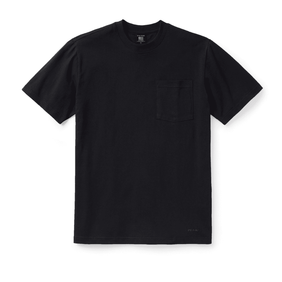 s/s Pioneer Solid One Pocket T-Shirt Black