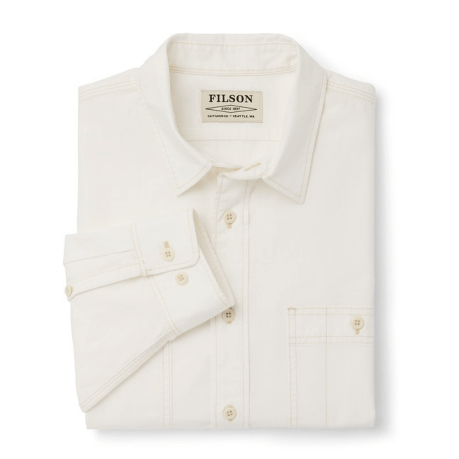 Camisa Chambray CPO White Shirt Filson Outbrands