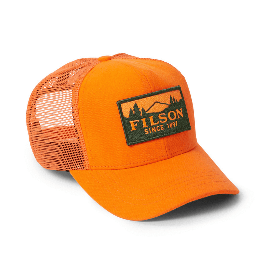 Logger Mesh Cap Blaze Orange Filson Outbrands
