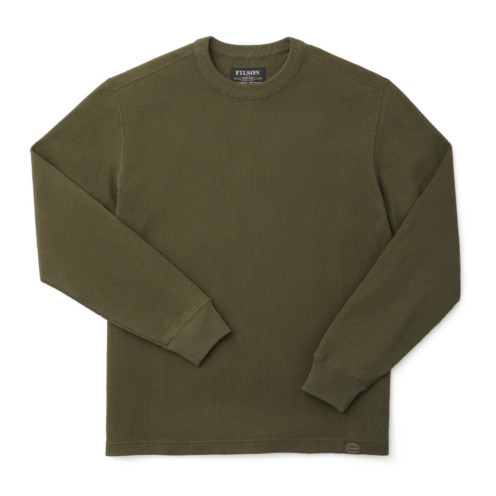 Waffle Knit Thermal- Mossy Rock – Lone Star Dry Goods