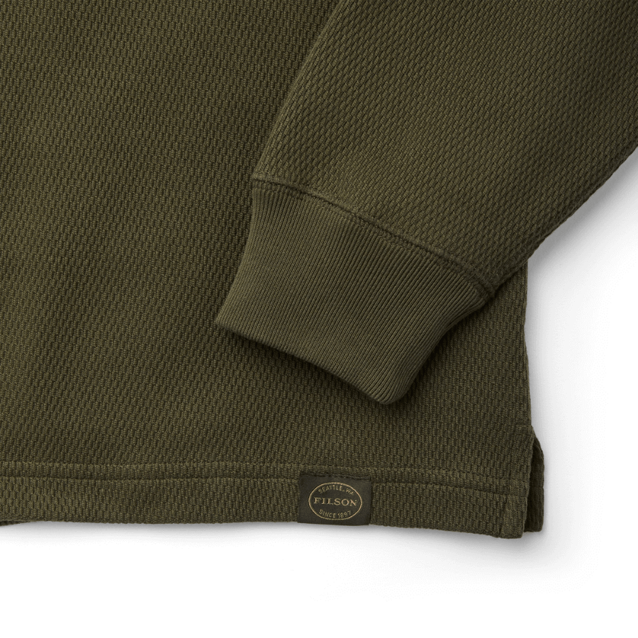 Waffle Knit Thermal Crewneck Mossy Rock Filson Outbrands