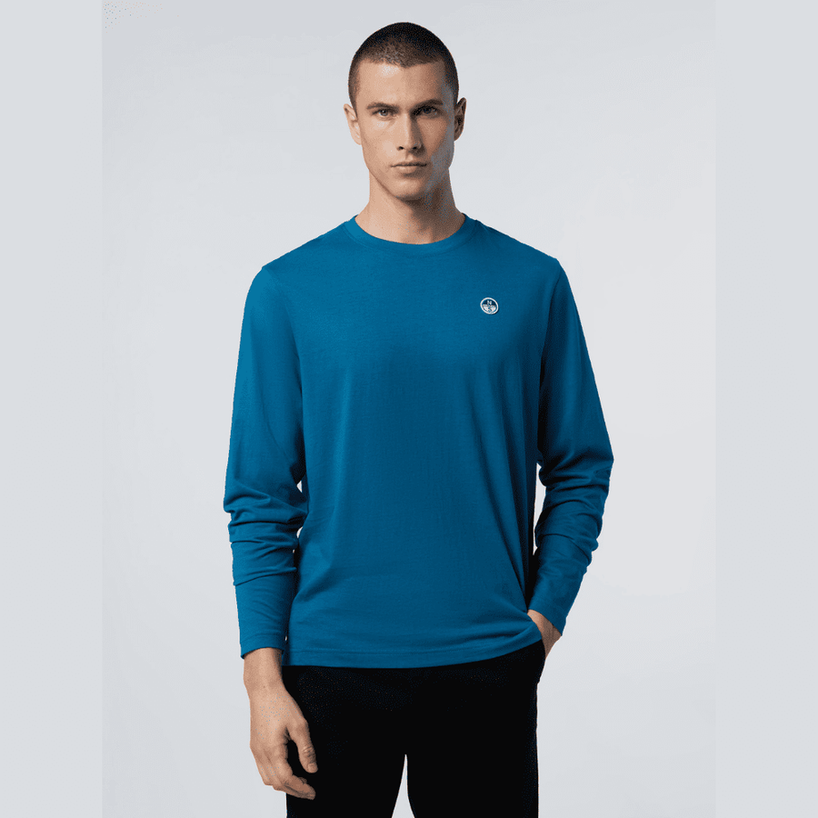 Polera L/S Basic Bollo Water Green