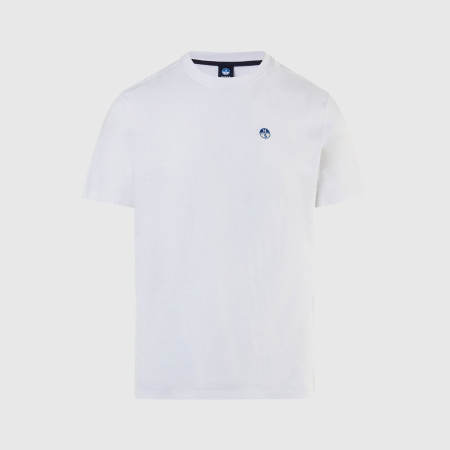 Polera S/S Small Logo White