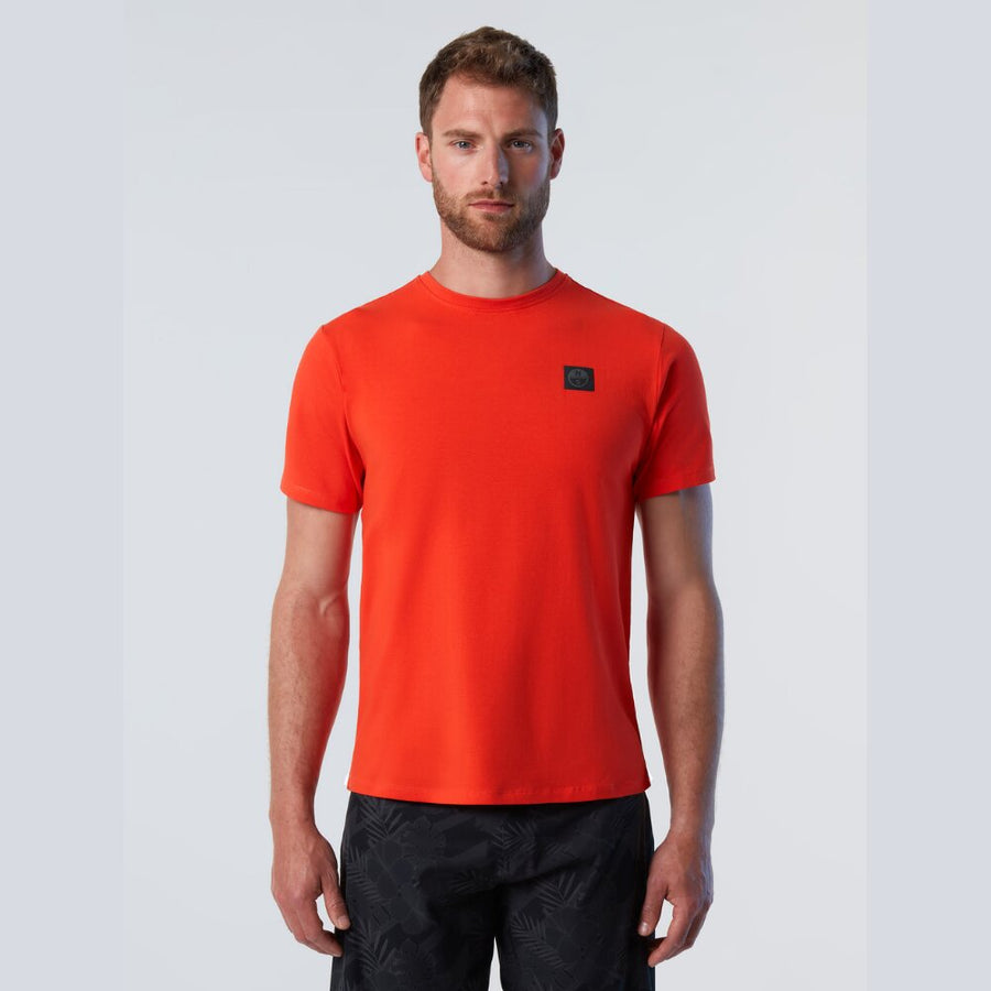 Polera S/S Strech Bright Orange