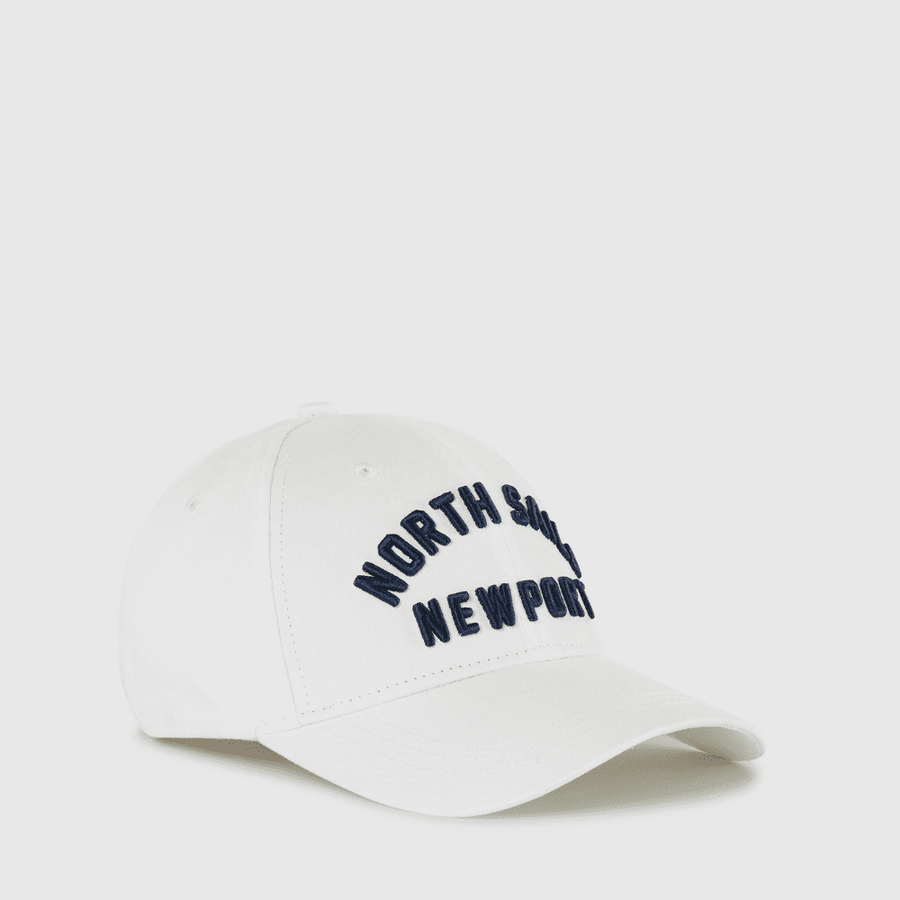 Baseball Cotton Cap Newport White