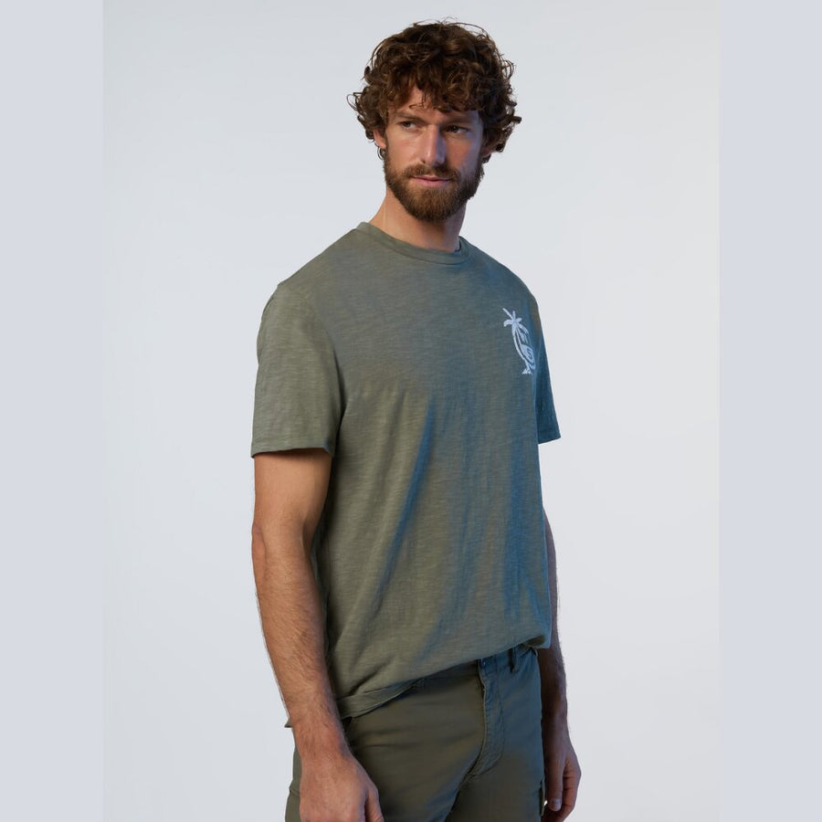 Polera S/S Slub Jersey Dusty Olive