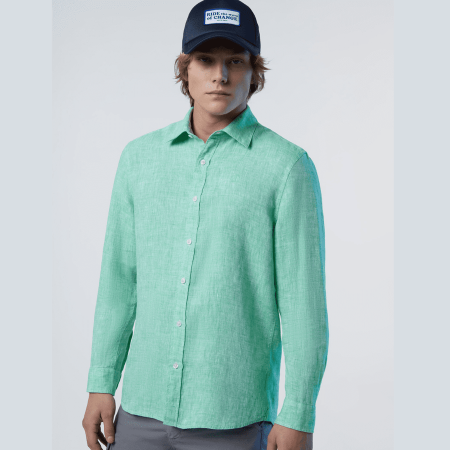 Camisa Lino L/S Spring Bud