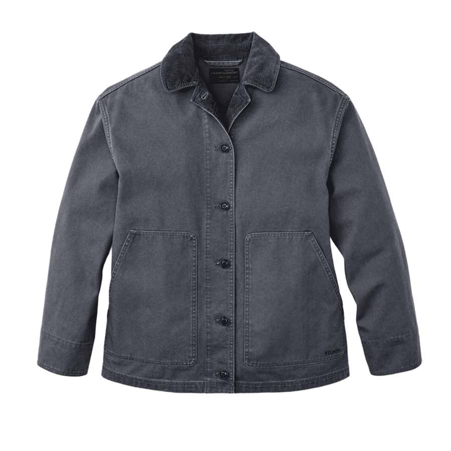 Chaqueta Mujer Canvas Barn Coat Storm Blue