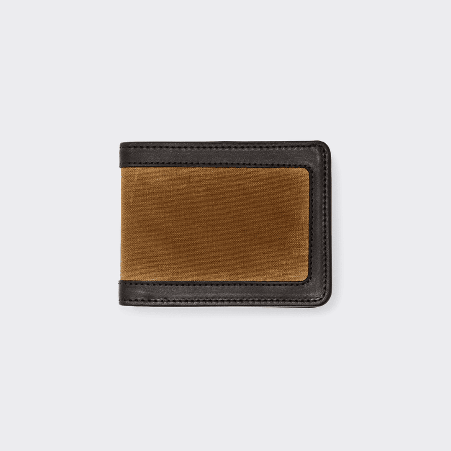 Billetera Tin Cloth Outfitter Dark Tan