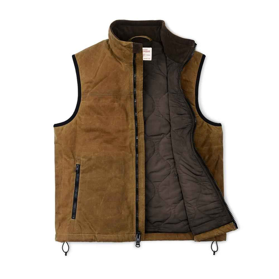 Tin Cloth Primaloft Vest Dark Tan