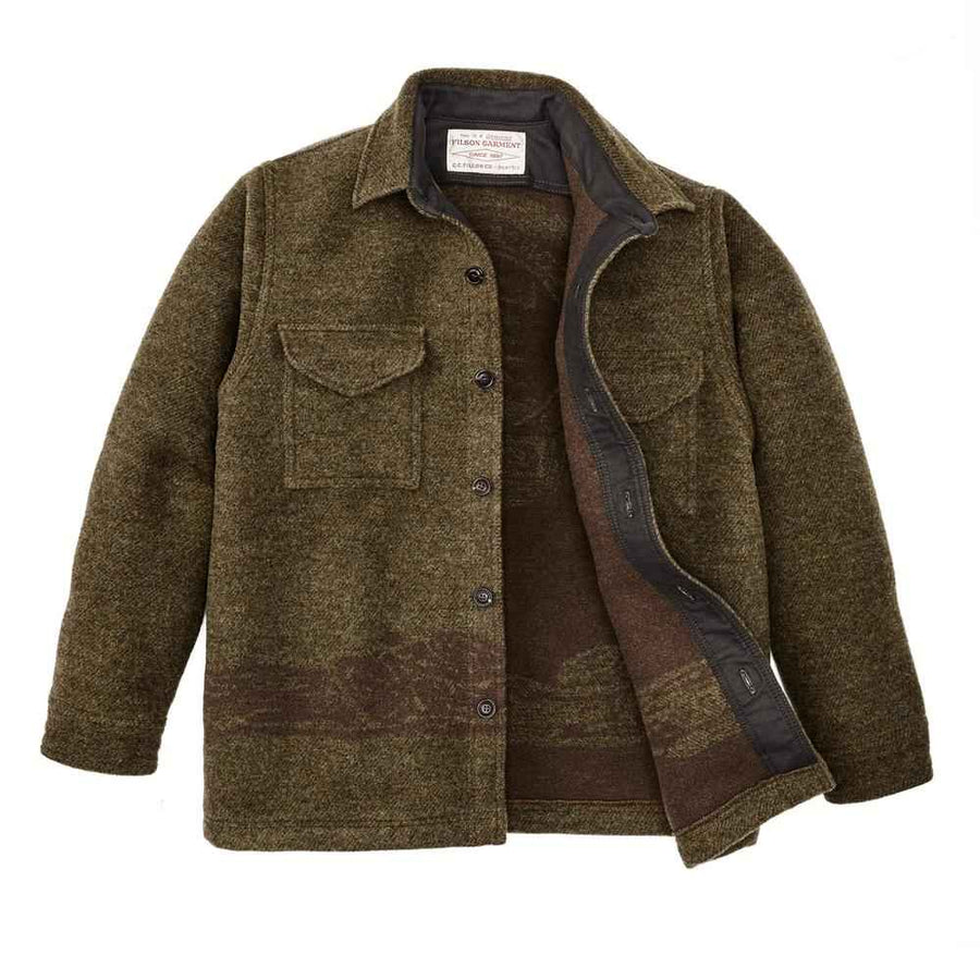 Chaqueta CCC Jacquard Wool Olive Brown