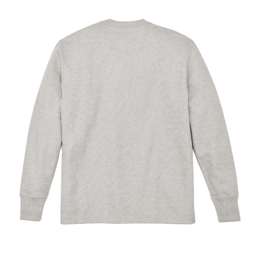 Polerón Waffle Knit Henley Heather Gray