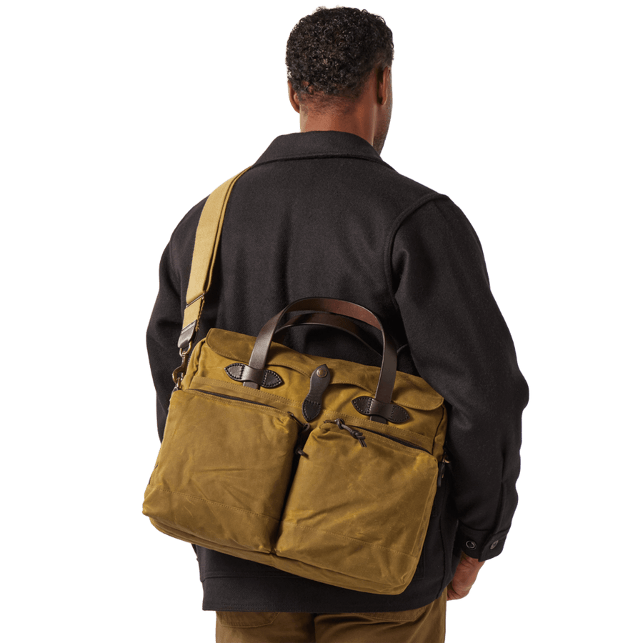 Maletín Tin Cloth 24 hour Briefcase Dark Tan