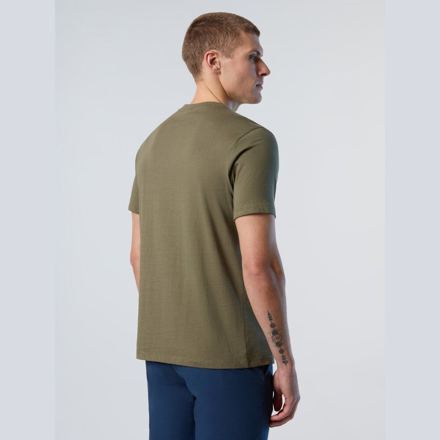 Polera S/S Small Logo Dusty Olive