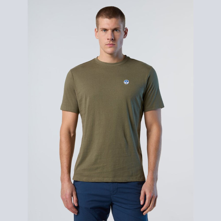 Polera S/S Small Logo Dusty Olive