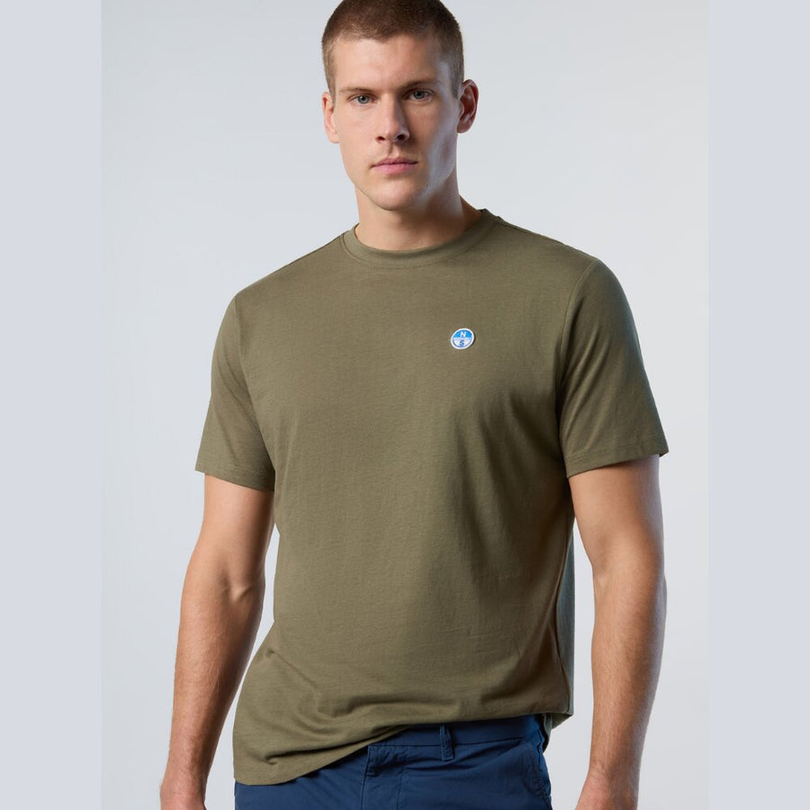 Polera S/S Small Logo Dusty Olive