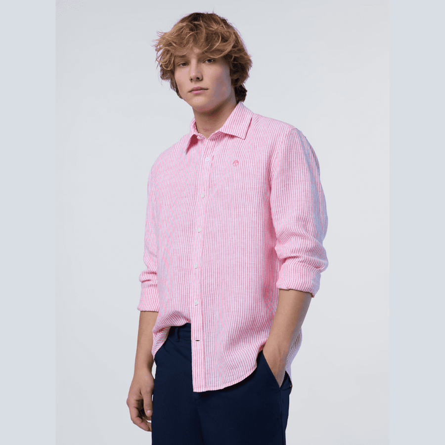 Camisa Lino L/S Regular Combo 4