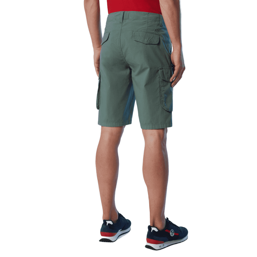 Short America Regular Fit Cargo Military Green
