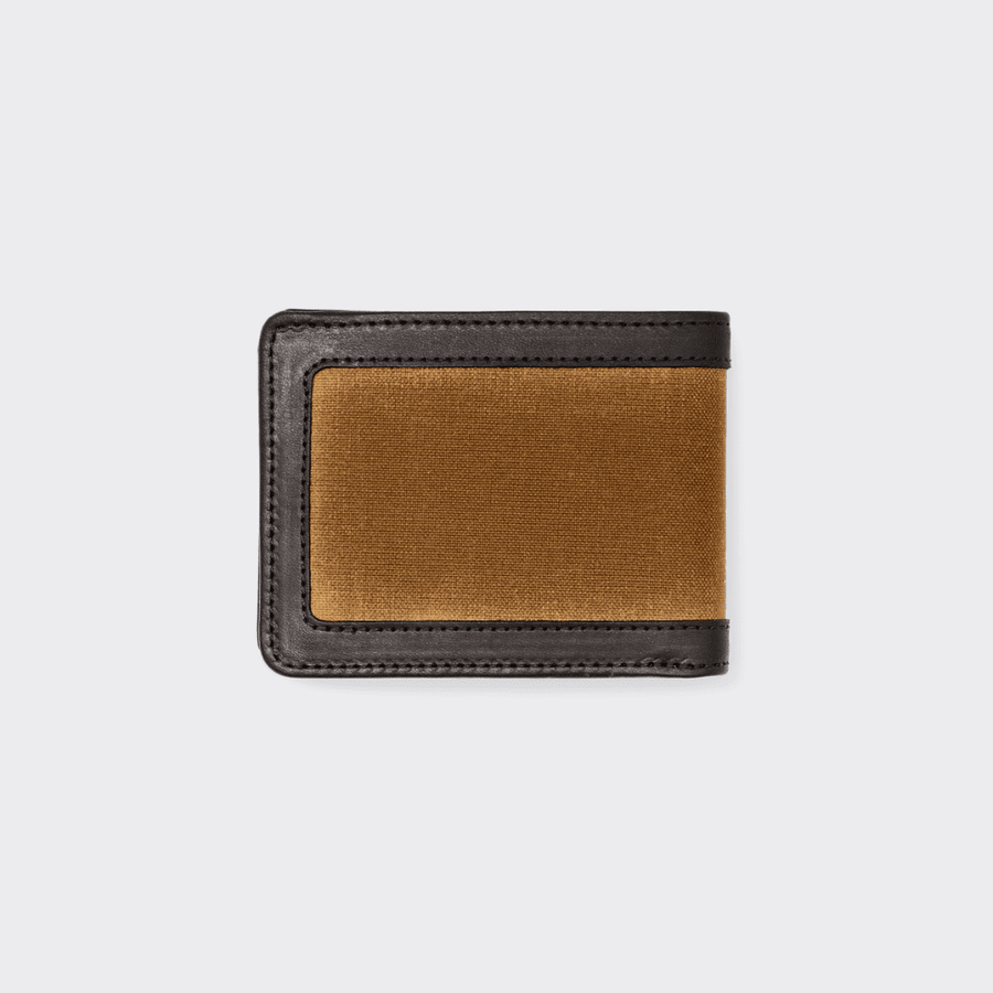Billetera Tin Cloth Outfitter Dark Tan