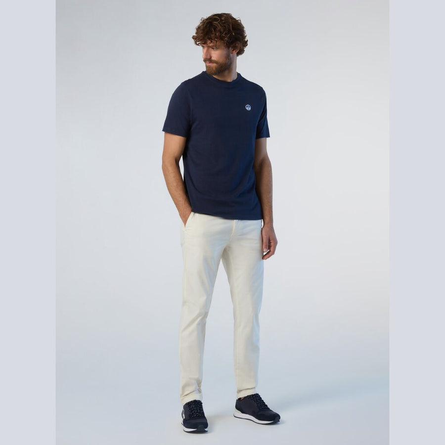 Polera S/S Small Logo Navy Blue