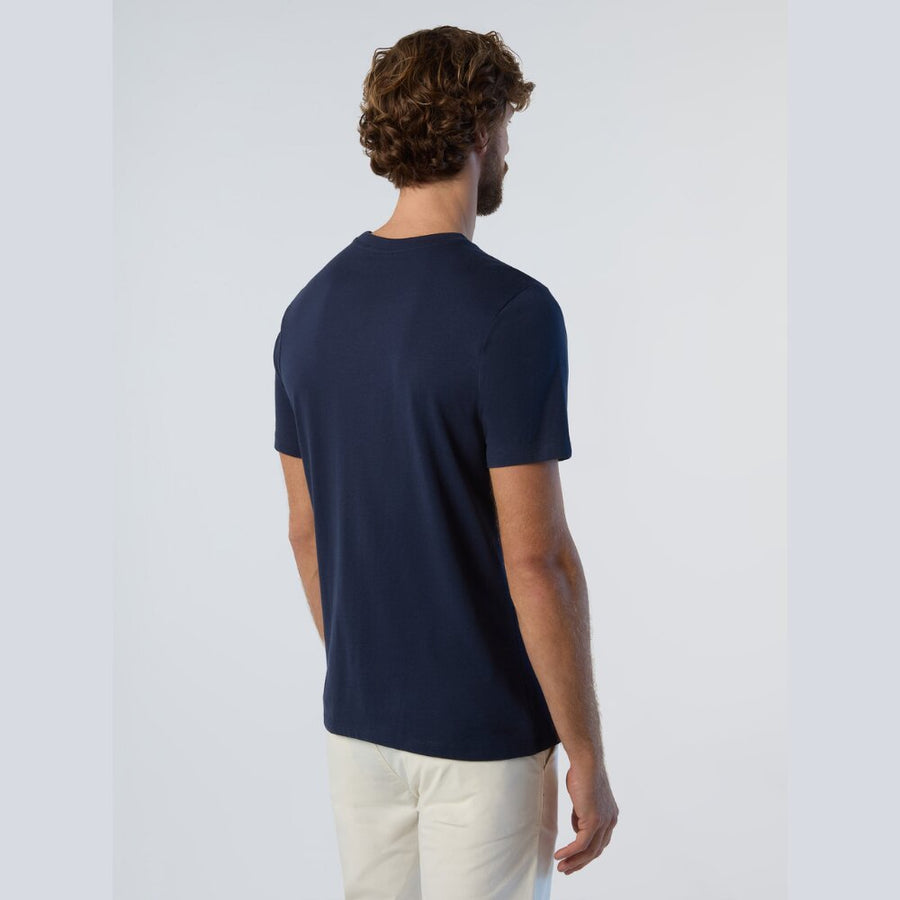 Polera S/S Small Logo Navy Blue