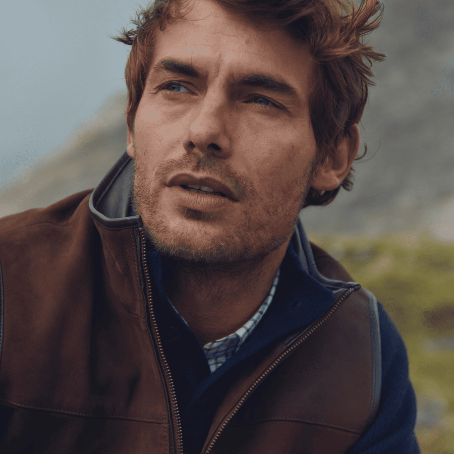 Chaqueta Sin Mangas Dunhill Walnut