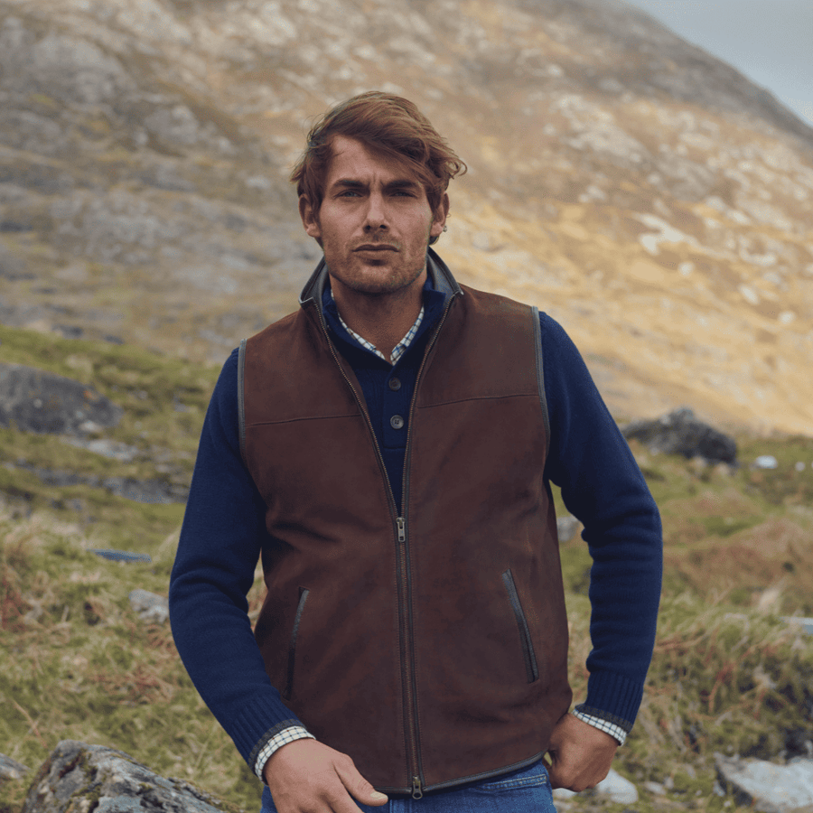 Chaqueta Sin Mangas Dunhill Walnut