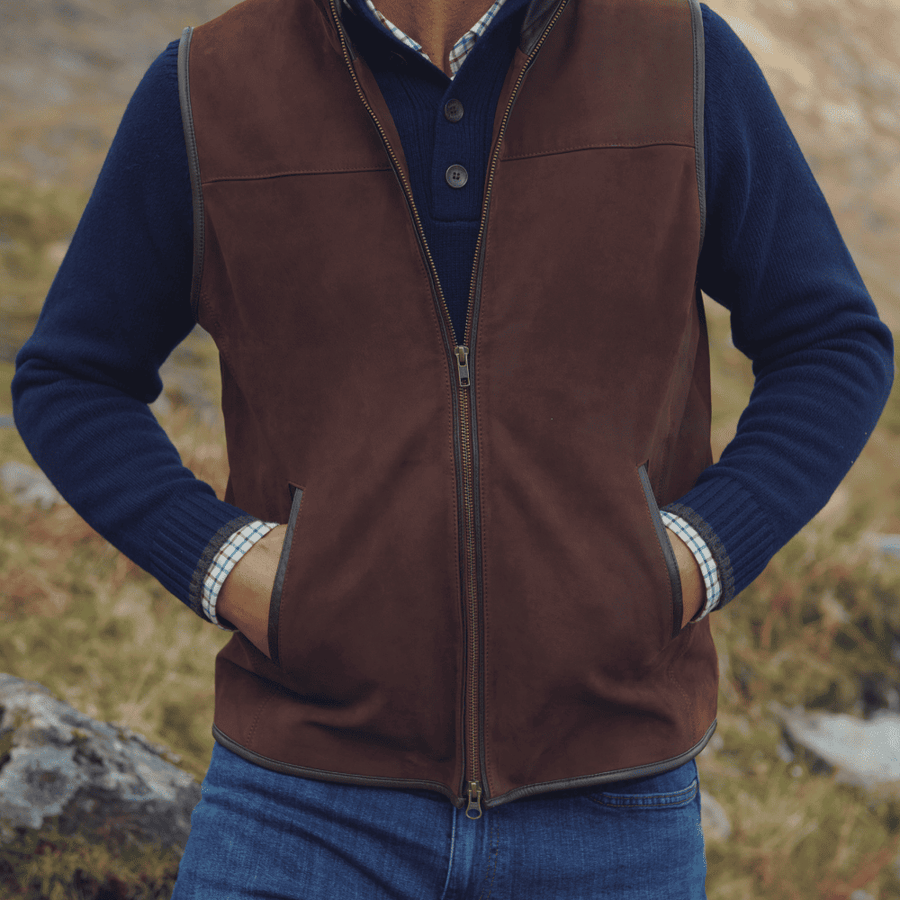 Chaqueta Sin Mangas Dunhill Walnut