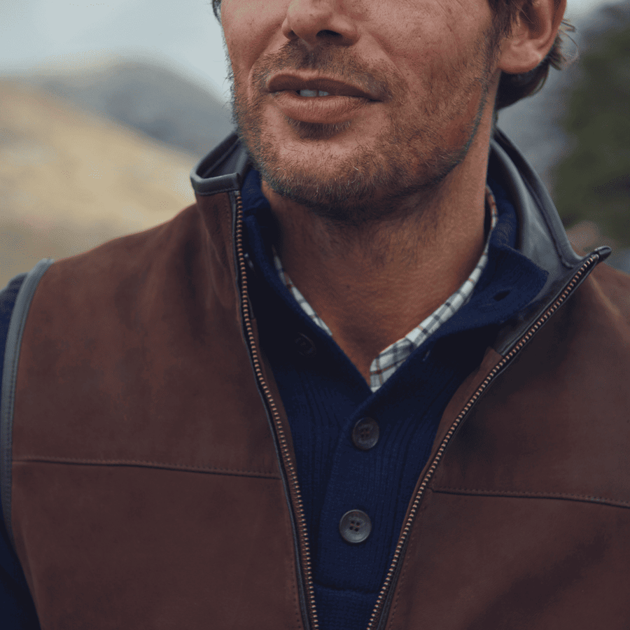 Chaqueta Sin Mangas Dunhill Walnut
