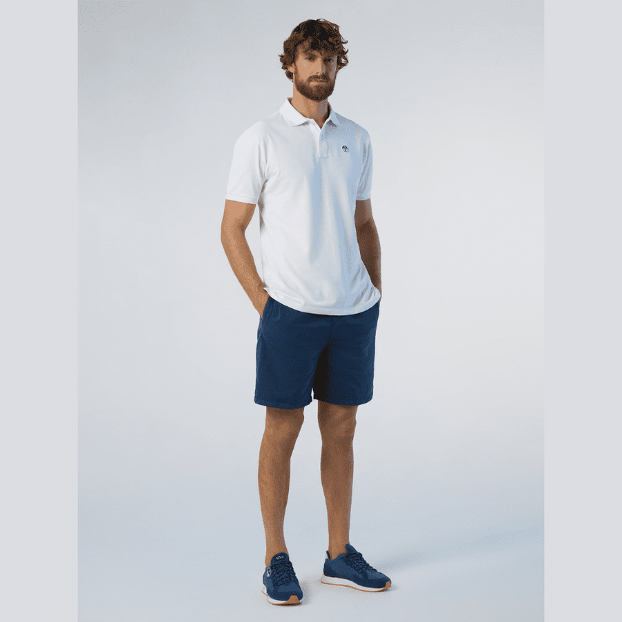 Polo Piqué S/S White