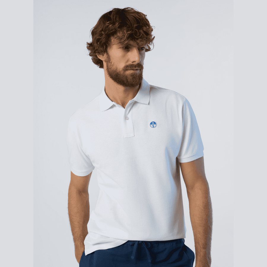 Polo Piqué S/S White