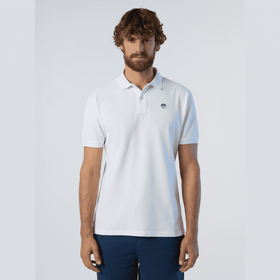 Polo Piqué S/S White