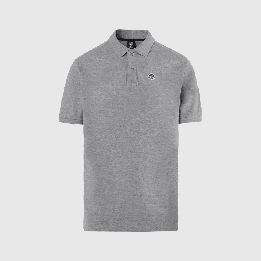 Polo Piqué S/S Grey Melange