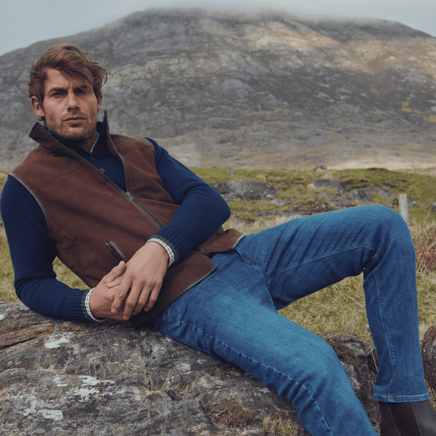 Chaqueta Sin Mangas Dunhill Walnut