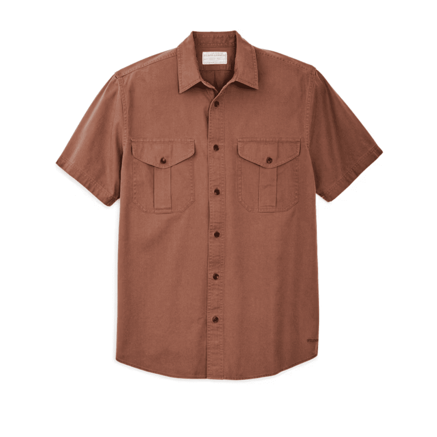 Camisa S/S LT WT Alaskan Guide Mahogany