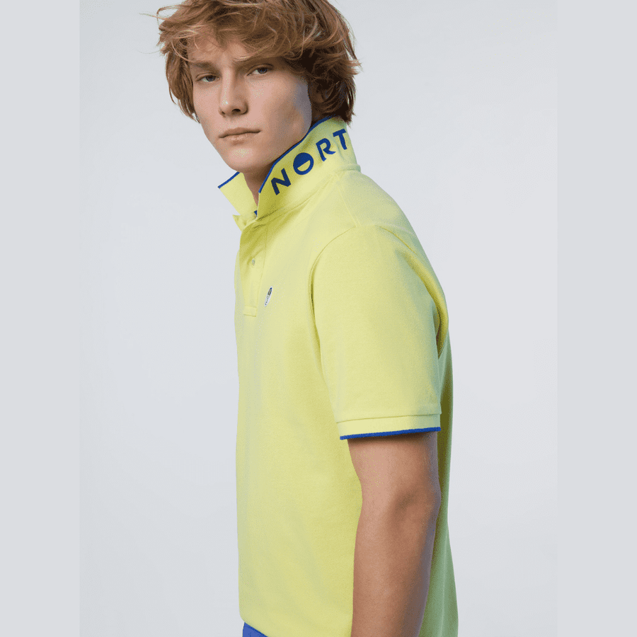 Polo Piqué S/S Contraste Limelight