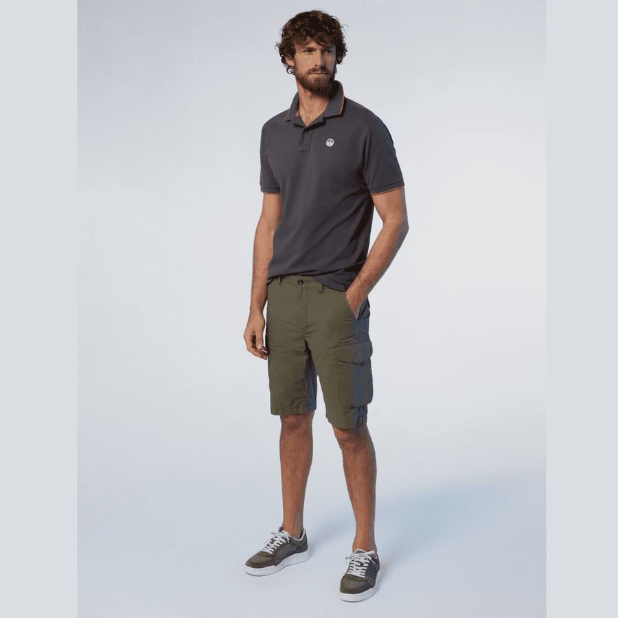 Polo Piqué S/S Contraste Iron Grey