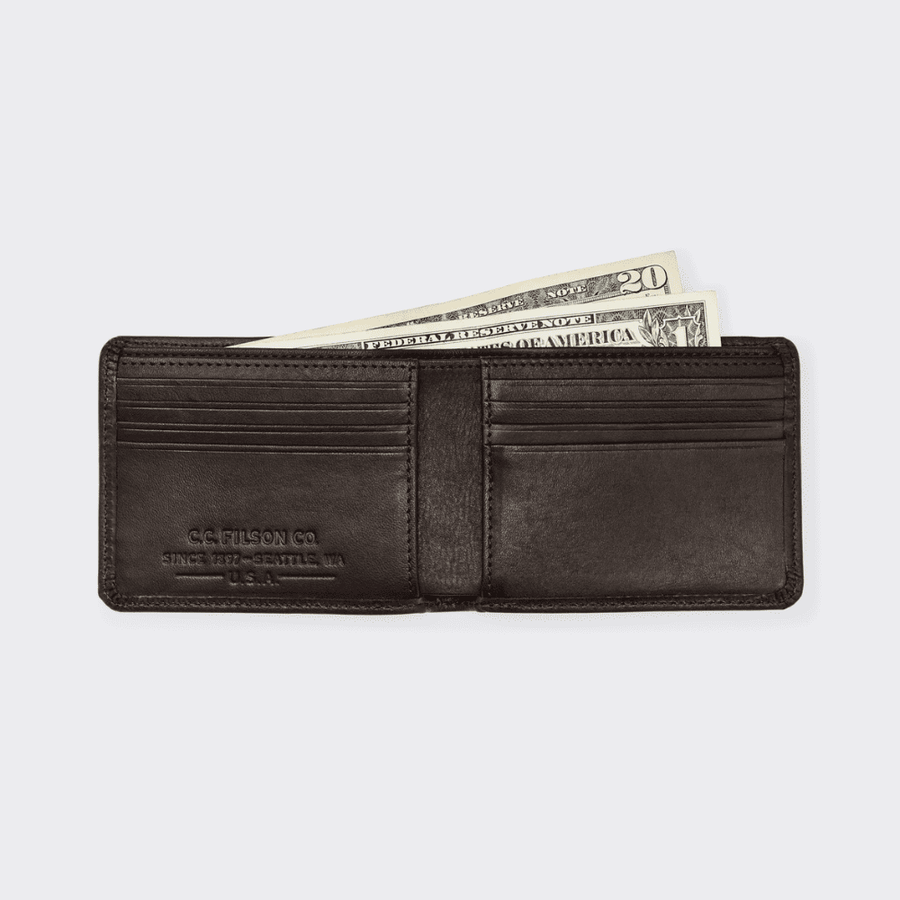 Billetera Tin Cloth Outfitter Dark Tan