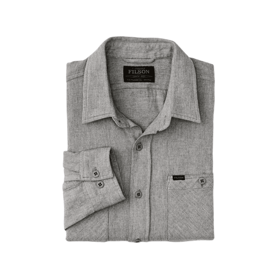 Camisa Rangeland Flannel Heather Gray