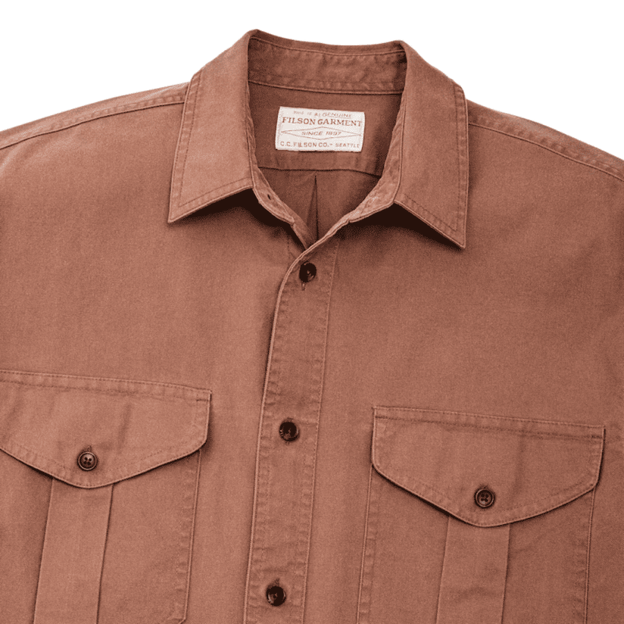 Camisa S/S LT WT Alaskan Guide Mahogany