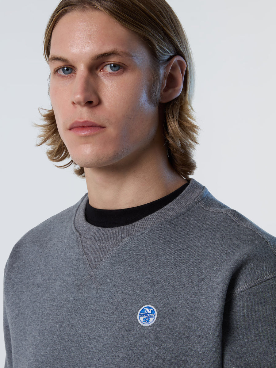 Polerón Crewneck Logo Medium Grey