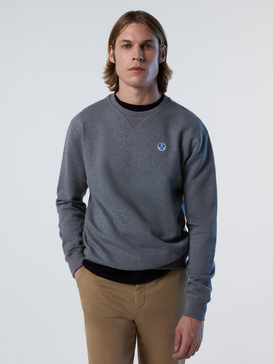 Polerón Crewneck Logo Medium Grey