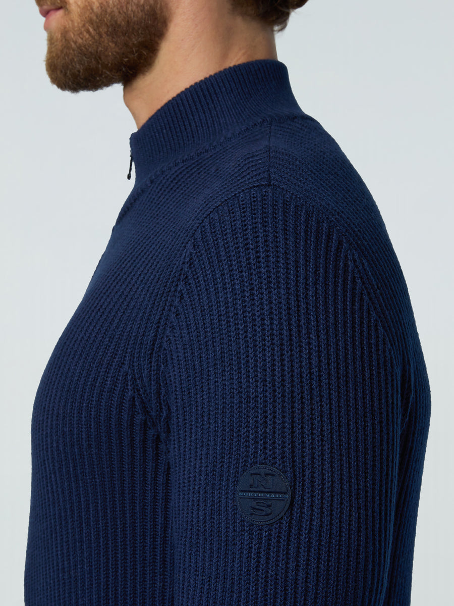 Sweater Full Zip 5GG Navy