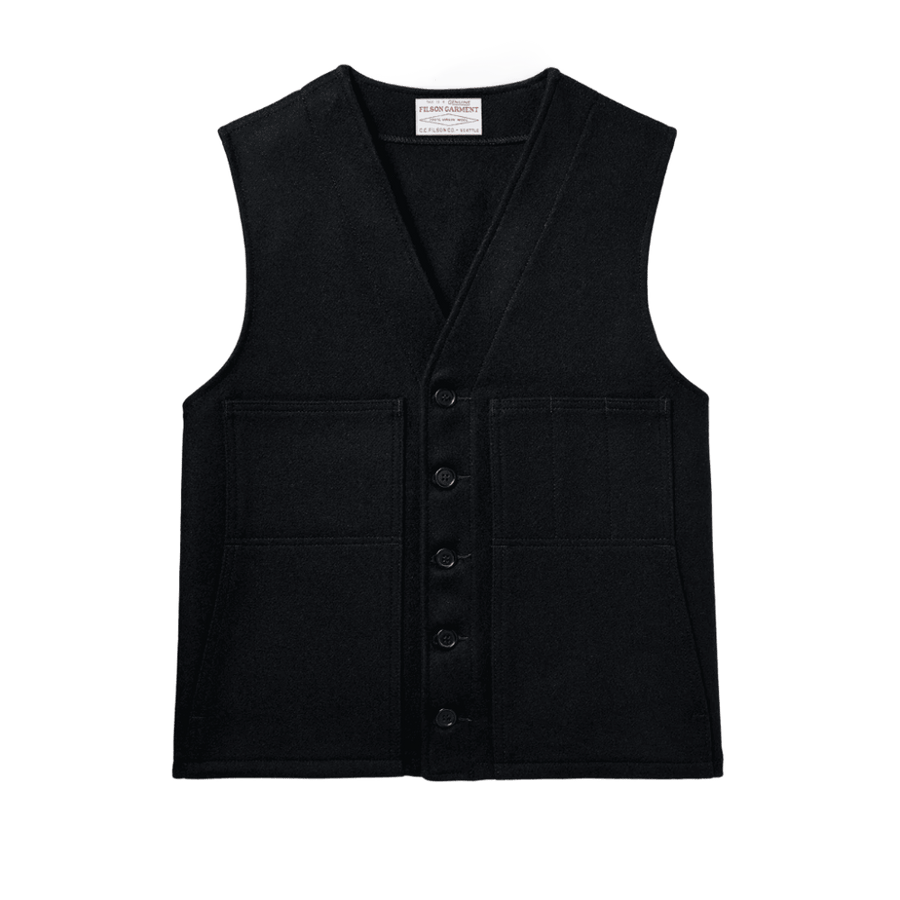 Chaqueta Sin Mangas Mackinaw Wool Navy