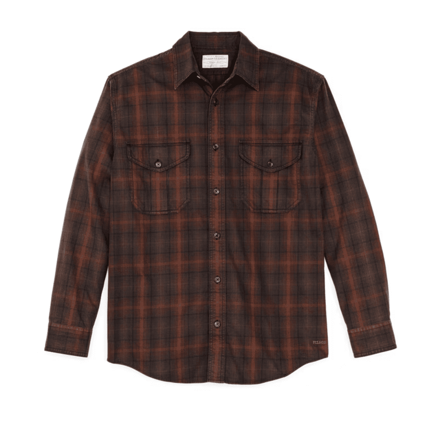 Camisa Lt. Weight Alaskan Guide Rust Brown