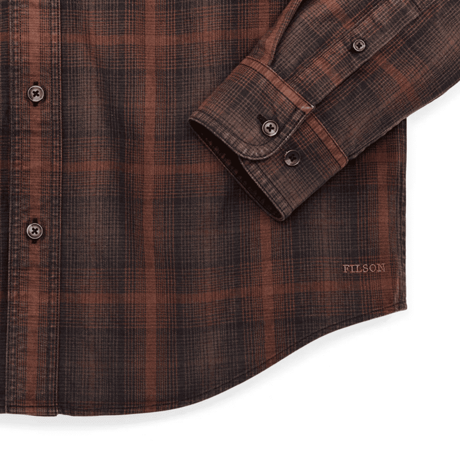 Camisa Lt. Weight Alaskan Guide Rust Brown