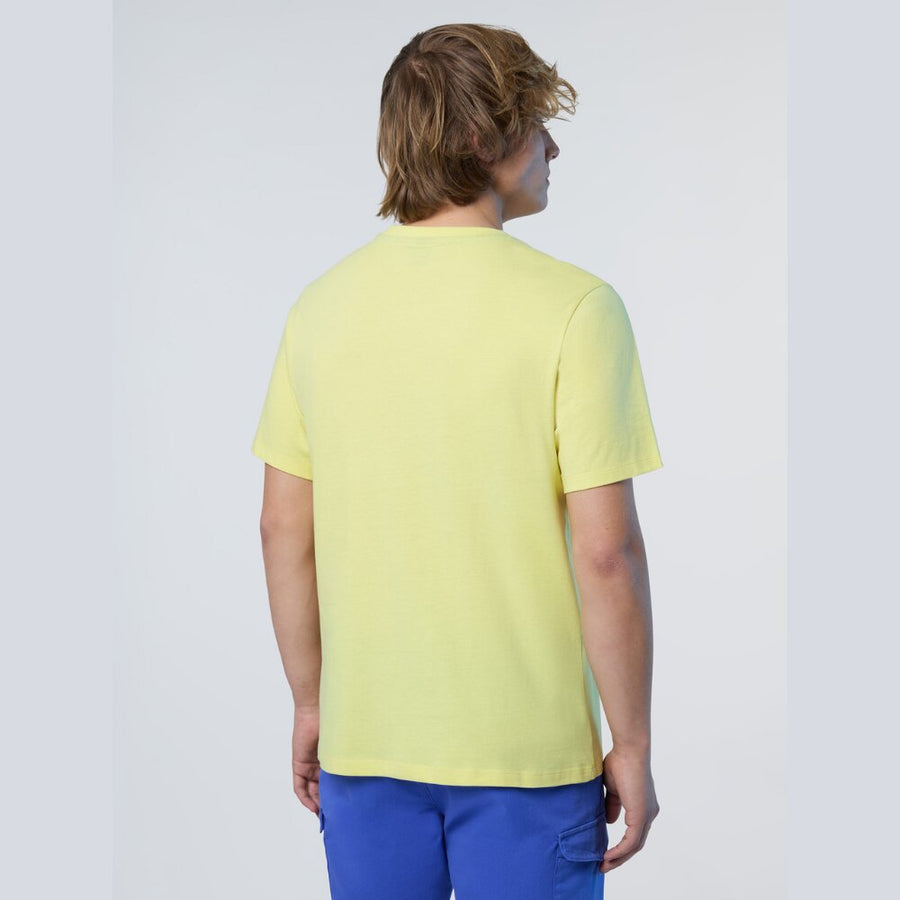 Polera S/S  Line Print Limelight