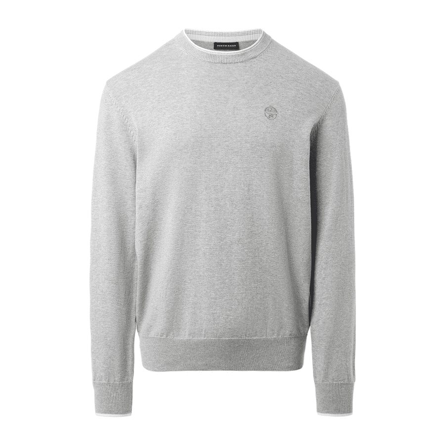 Sweater Crewneck Grey Melange