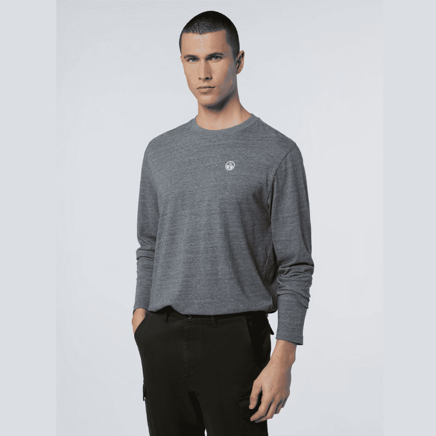 Polera L/S Basic Bollo Grey Melange