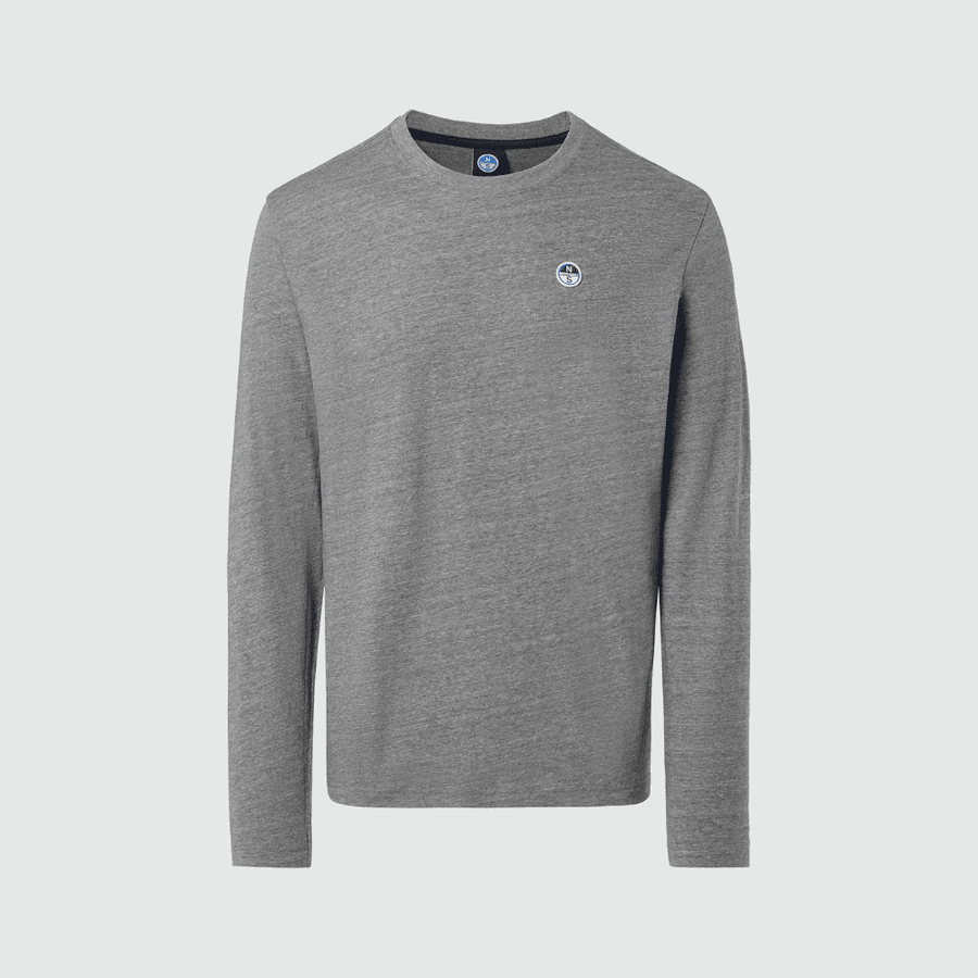 Polera L/S Basic Bollo Grey Melange